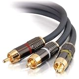 C2G / Cables to Go 45433 3ft Sonicwave RCA Audio / Video Combination Cable