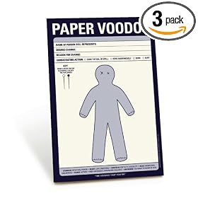Knock Knock Classic Note Pad: Paper Voodoo (Pack of 3)
