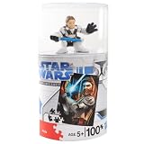 Star Wars 100 Piece Jigsaw Puzzle With Collectable Obi-Wan Kenobi Mini Figure 5+IMAGE