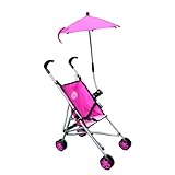 Umbrella Pink Doll Stroller With folding Umbrella 5100G