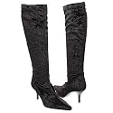 Cole Haan Lydia Tall Black Velvet Stretch Boot