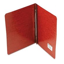 ACCO Pressboard Report Cover, Side Bound, Tyvek Reinforced Hinge, 8.5 Inch Centers, 3 Inch Capacity, Letter Size, Red (A7025978A)