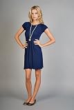 Navy Slinky Rayon Dresses by Velvet