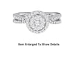 Solid 14k. Gold Genuine 1/2 ctw. Diamond Promise / Engagement Ring