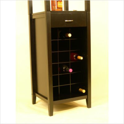 Galina Wine Tower - Holds 18 Bottles (Matte Black) (66