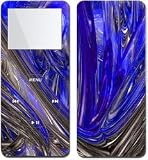 Sapphire Abstract - Apple iPod nano 1G (1st Generation) 1GB/ 2GB/ 4GB Protector Skin Decals - Faceplate Stickers