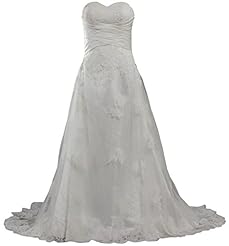 Sweetheart 2015 Corset   Waistline Lace Wedding Dress 