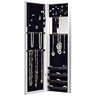 Plaza Astoria Wall/Door-Mount Jewelry Armoire, White 