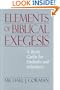 Elements of Biblical Exegesis: A Basic Guide for Students and Ministers