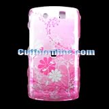 Cuffu - Pink Flower - Blackberry 9550 Storm 2 Case Cover + Screen Protector , Perfect for Sprint / AT&T (Cingular) / Nextel / Tmobile / Verizon / Alltel / U.S. Cellular / Virgin Mobile / Boost Mobile / MetroPCS / Cricket / SunCom / Qwest Wireless / Helio / Southern LINC ,Makes Top of the Fashion In Only One LOWEST Shipping Rate $2.98 - Goes With Everyday Style And Apparel