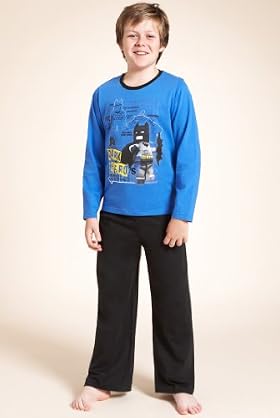 Older Boys' Pure Cotton Round Neck Batman&trade; Pyjamas
