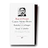 Proust : Contre Sainte-Beuve