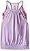 adidas Girls' Big Flow Tank, Purple Glow/Raw Purple, Medium