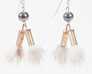 Earrings: Forked fur