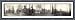 Historic Indiana Wabash College Crawfordsville 1909 Panorama, Elegant Black Antique, 10x23" S-F