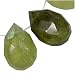 Green Grossular Garnet Gemstone Faceted Drop Beads 10-15mm (10)