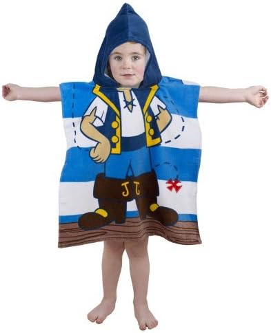VeKa Classic Collection Disney Jake &amp; TNP Doubloons Hooded Towel Poncho by VeKa Kids collection