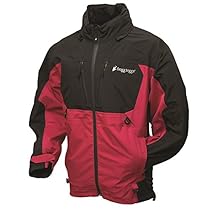 Frogg Toggs Pilot Frogg Guide Jacket, Red/Black, Small
