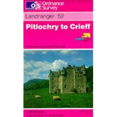 Pitlochry to Crieff (Landranger Maps)