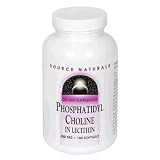 Source Naturals Phosphatidyl Choline, in Lecithin, 420 mg, Softgels, 180 softgels (Pack of 2)