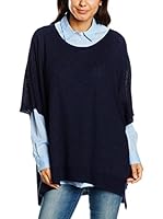 Cortefiel Jersey Ancho Brillo (Azul)