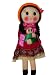 Fair Trade Hand Made Doll Peru Typical Dress 9"