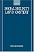 Book Social Security Law in Context