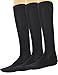 Yomandamor Men's Mild(8-15 mmHg) Compression Socks(3 Pair Packs) Size 10-13 (3 Color) - Calf For Running, Cycling, Maternity, Travel