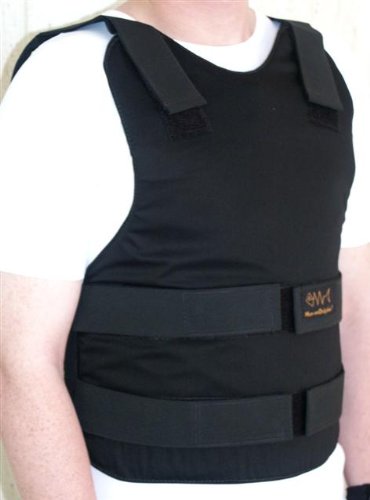 Concealable Bulletproof Vest Level 3-A, Size L, Color Black