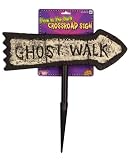 Glow in the Dark Ghost Walk Sign