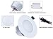 Lemonbest Dimmable LED Ceiling Light 7W Recessed LED Downlight for Ceiling Indoor Warm White