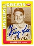George Kell Autographed/Hand Signed Baseball Card (Detroit Tigers) 1990 Swell Legends Card