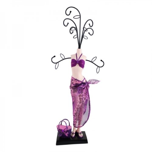 Summer Bliss Beach Dress Jewelry Stand, Purple