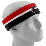 Reebok Atlanta Falcons Red-Black Striped Headband