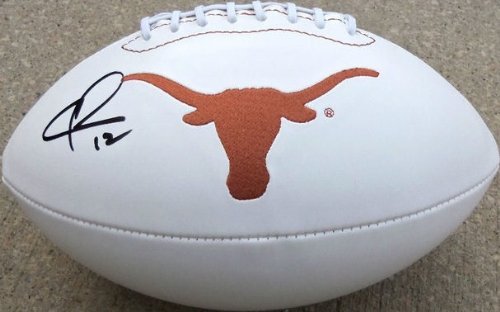 COLT MCCOY SIGNED AUTOGRAPHED FOOTBALL TEXAS LONGHORNS COA + HOLOGRAM