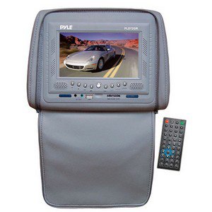 Pyle PLD72GR Adjustable Headrest w/ Built-in 7 Pyle PLD72GR Adjustable Headrest w/ Built-in 7