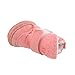 4Pcs Lovely Warm Adjustable Pet Dog Puppy Winter Cotton Anti-slip Snow Cozy Shoes Boots (Pink, Medium)