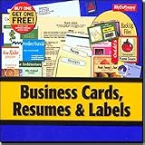  : Business Cards, Labels & Resumes