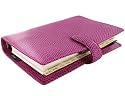 ファイロファックス社システム 手帳 カメレオン バイブル　ラスベリー色　FILOFAX Chameleonスネーク プリント