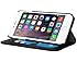 iPhone 6s Plus Case, roocase [Prestige Folio] iPhone 6 Plus 5.5 Wallet Case - [Stand Feature] Premium Synthetic Leather Wallet Case Flip Cover with Credit Card ID Holder for Apple iPhone 6 Plus (5.5), Black