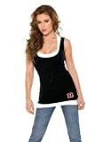 Cincinnati Bengals Women's 2-Layered Racer Back Tank Top - by Alyssa Milano - X-Large