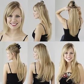 Clip in on Hair Extensions 18" Lord and Cliff, Color 2 Dark Brown