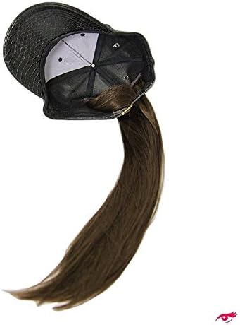 ADORNA Ponystrip by MILANO Collection Wigs Real Human Hair Fastens To Adorna Hats - 17" inches Medium Dark Brown 2/5