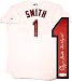 Ozzie Smith Autographed/Hand Signed Majestic Authentic Cardinals Home Jersey Inscribed The Wizard