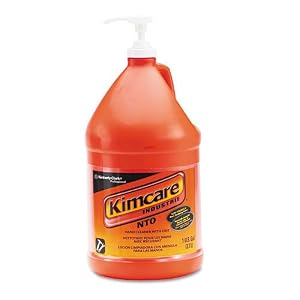 KimCare-Industrie-NTO-Hand-Cleaner-Orange-Scent-White-Gallon-Pump-Bottle-KCI91057