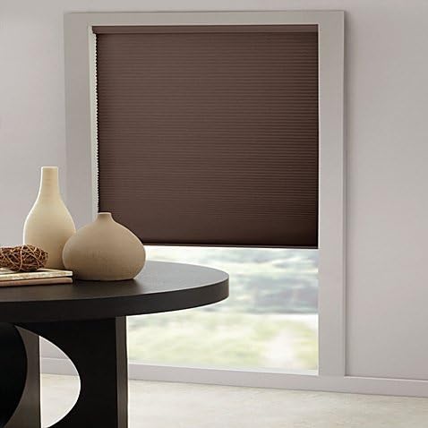 Insola Cordless Cellular Honeycomb Shade 23" W X 64" L in Espresso