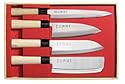 Messerset Japan SekiRyu 4er incl. ein chinesischer Kombistein