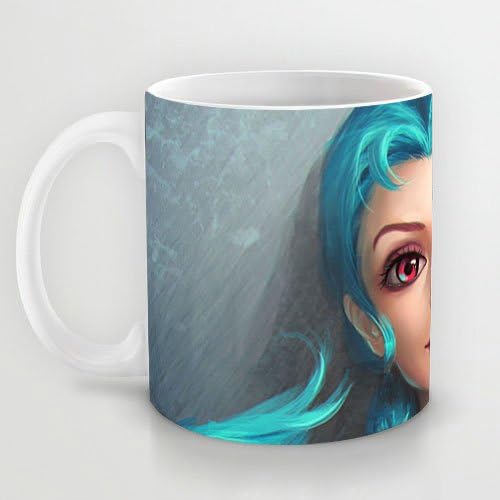 Jinx League Of Legends Art Girl Mugs,Best Gift Coffee Mugs/Tea Mugs/Drink Cups - Dishwasher and Microwave Safe