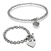 Heart Tag Bracelet & Necklace Set