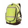 High visibility rucksack ( hi viz backpack ) colour yellow